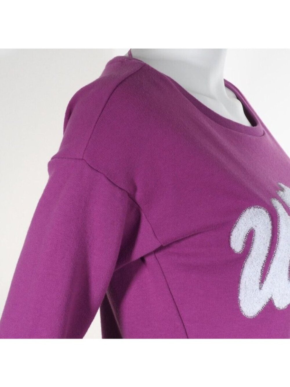 Juicy Couture Womens Purple "What Ever" Sweater Size S Cotton Blend - Picture 4 of 10